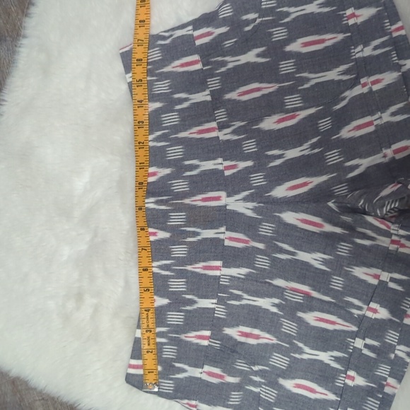 PASSION LILIE  "Betty" Ikat Chambray Shorts ~ NWT - Picture 10 of 13